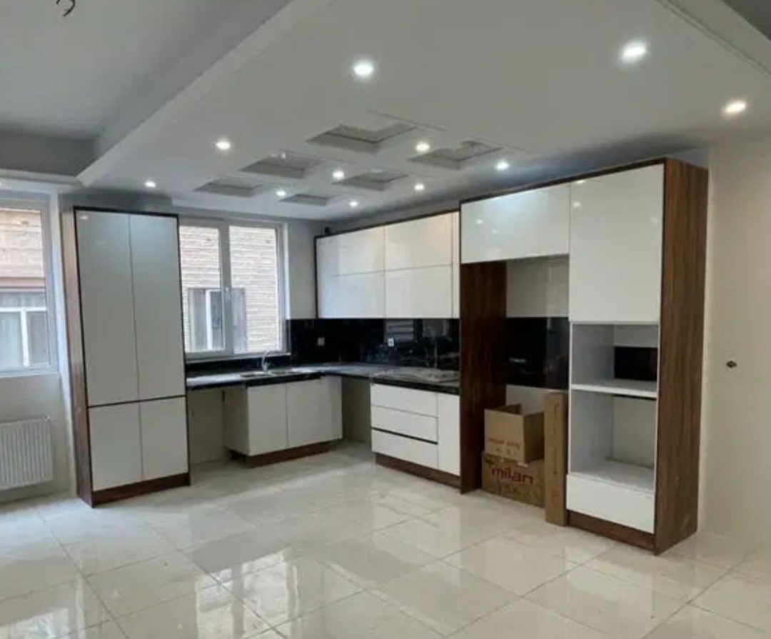کابینت هایگلس براق وام دی اف پاک چوب کدF۲۵۰