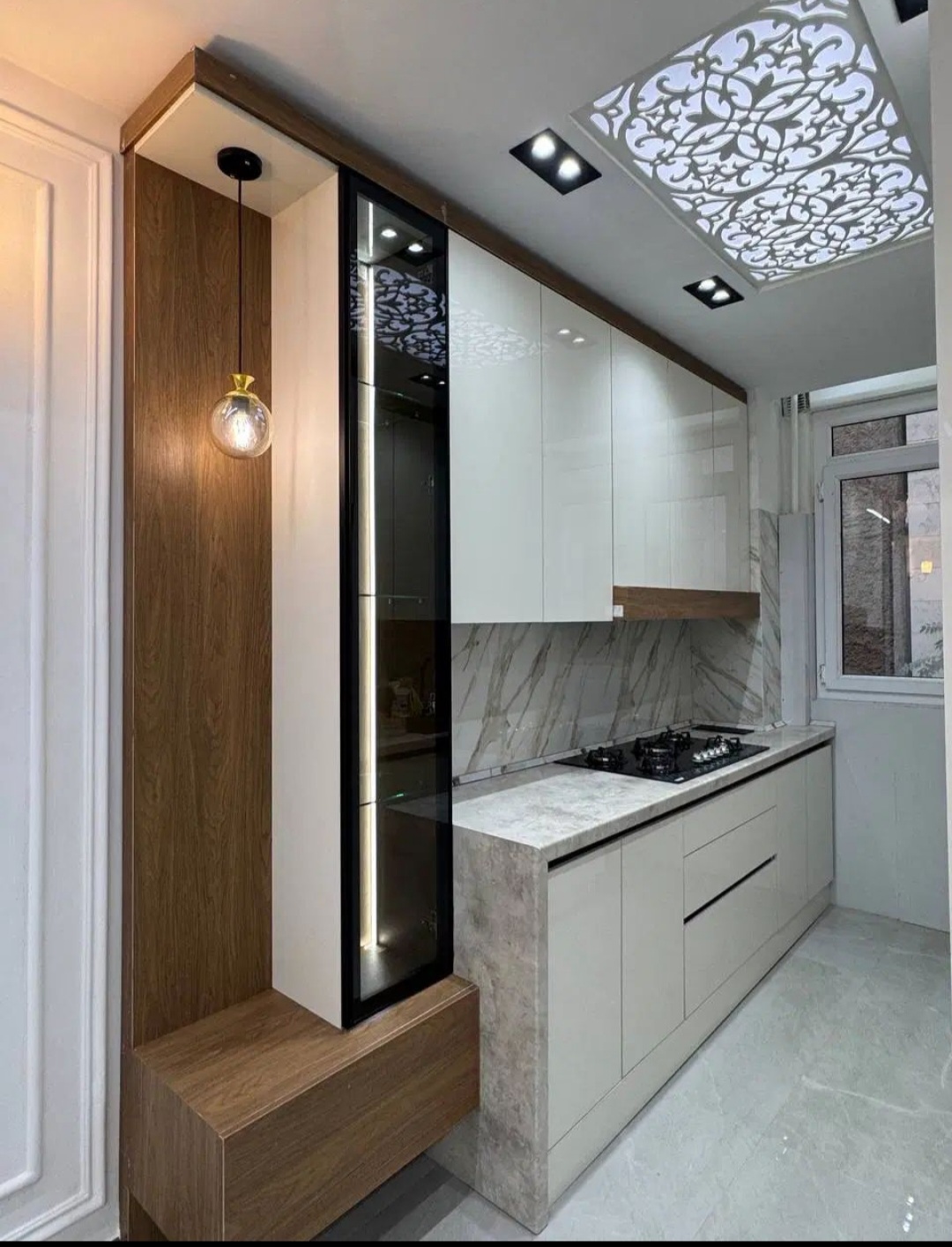 کابینت هایگلاس پاک چوب و دکوفیکس جدید کدM۳۱۹