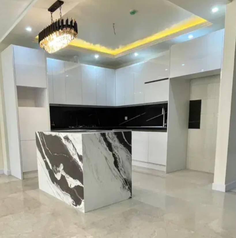 هایگلاس سفیدبراق باصفحه مرمر شرکتی کدMa ۴۲۹