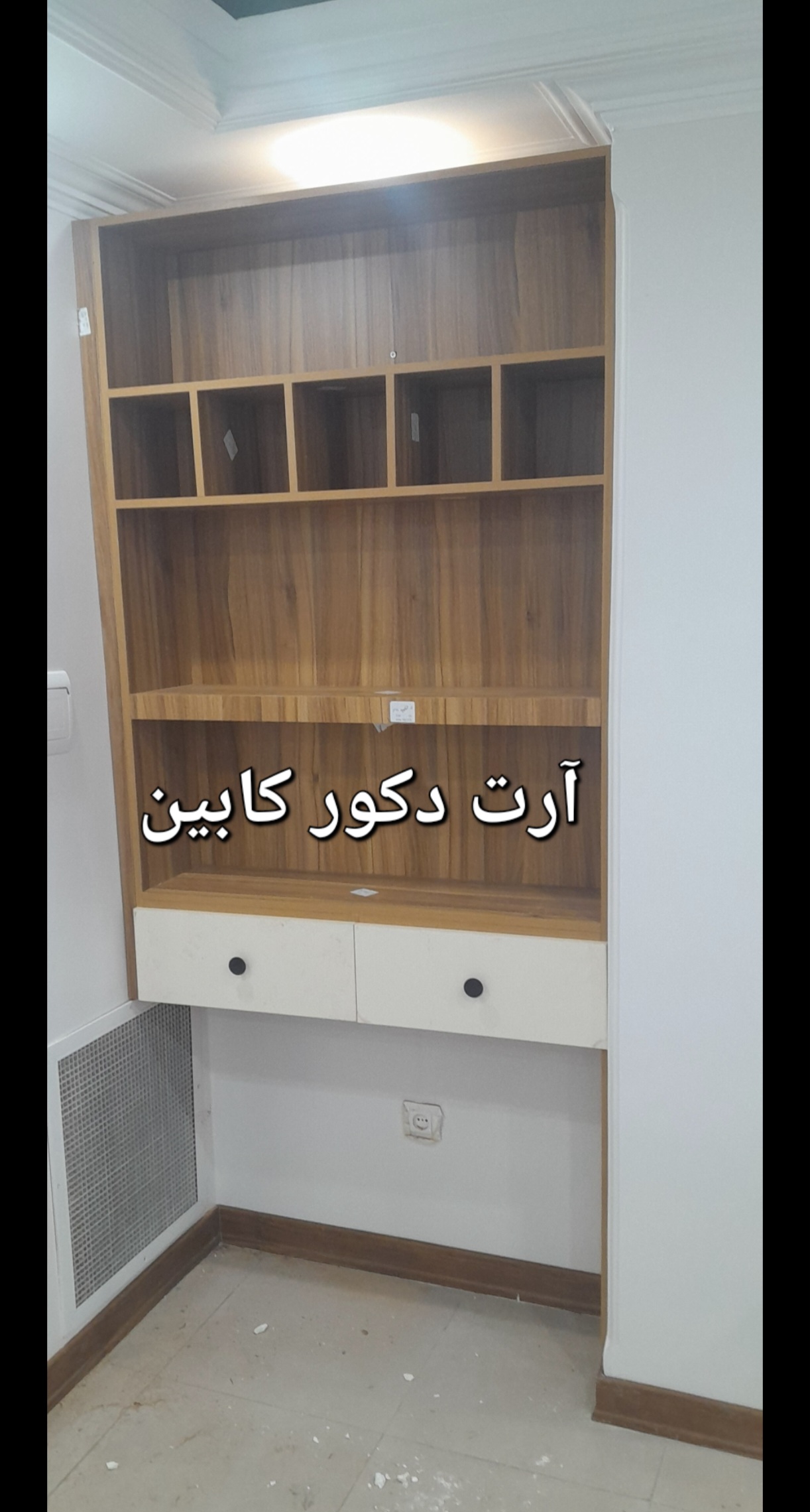 آرت دکور کابین..هایگلاس آنتی فینگر باصفحه و یراق کامل همراه کافی بار ساخت بیواسطه در تهران و کرج