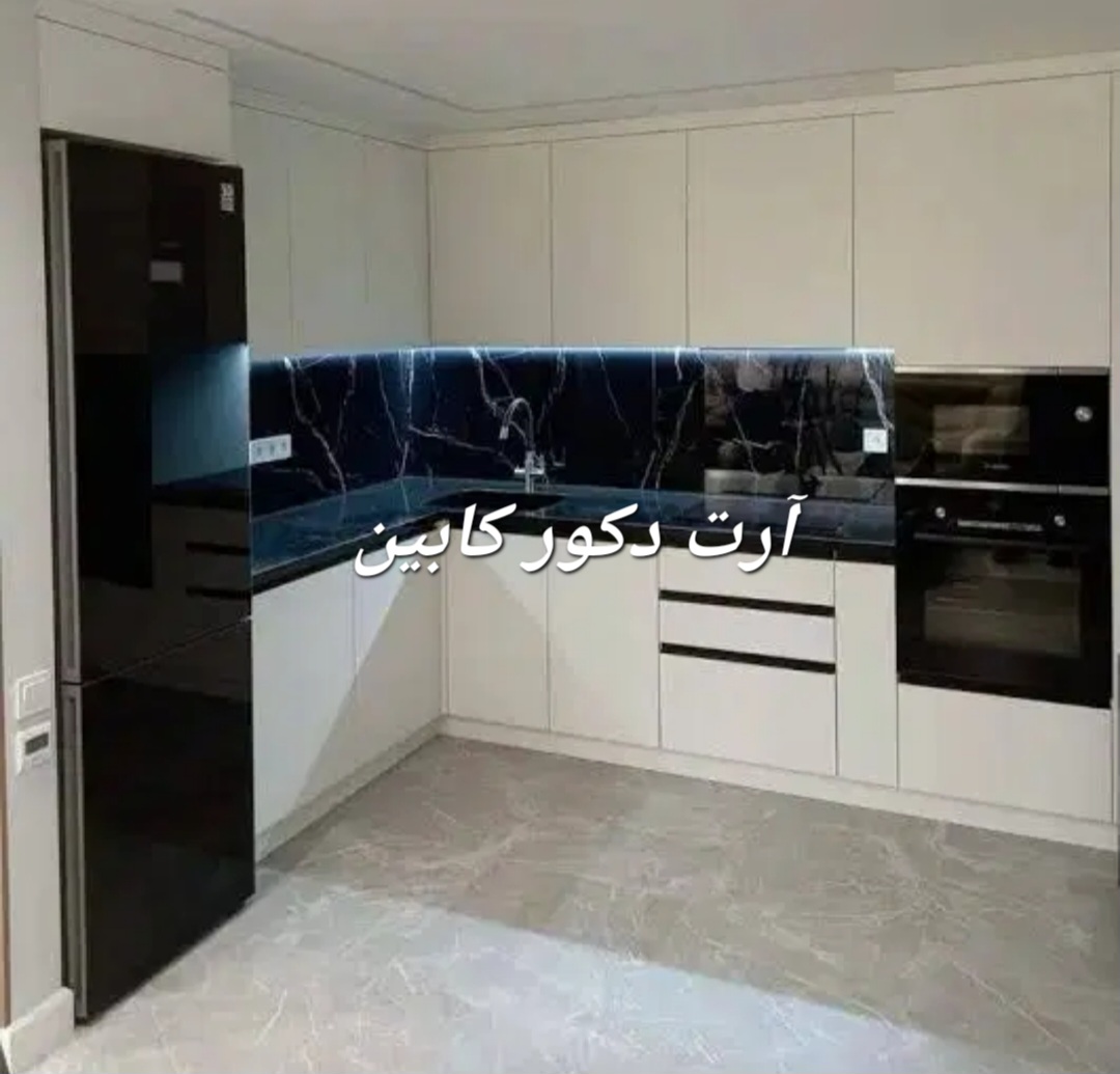 آرت دکور کابین. تجربه تغییر در آشپزخانه با کف قیمت اقساط.هایگلس مات وبراق تهران وکرج