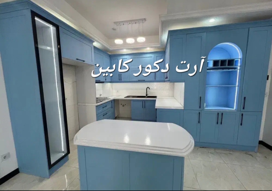 آرت دکور. نئوکلاسیک رنگ بندی فول۱۰۰مدل طراحی کابینت بدون واسطه فقط تهران و کرج
